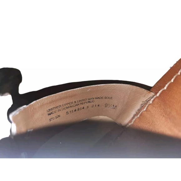 Tory Burch Tumbled Moore Logo Leather Thong City Flat Sandals - Picture 6 of 6